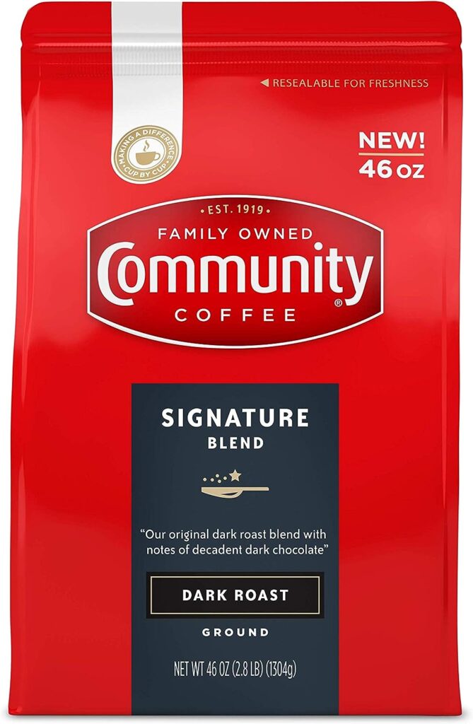 Community Coffee Signature Blend Dark Roast Ground 46 oz Bag